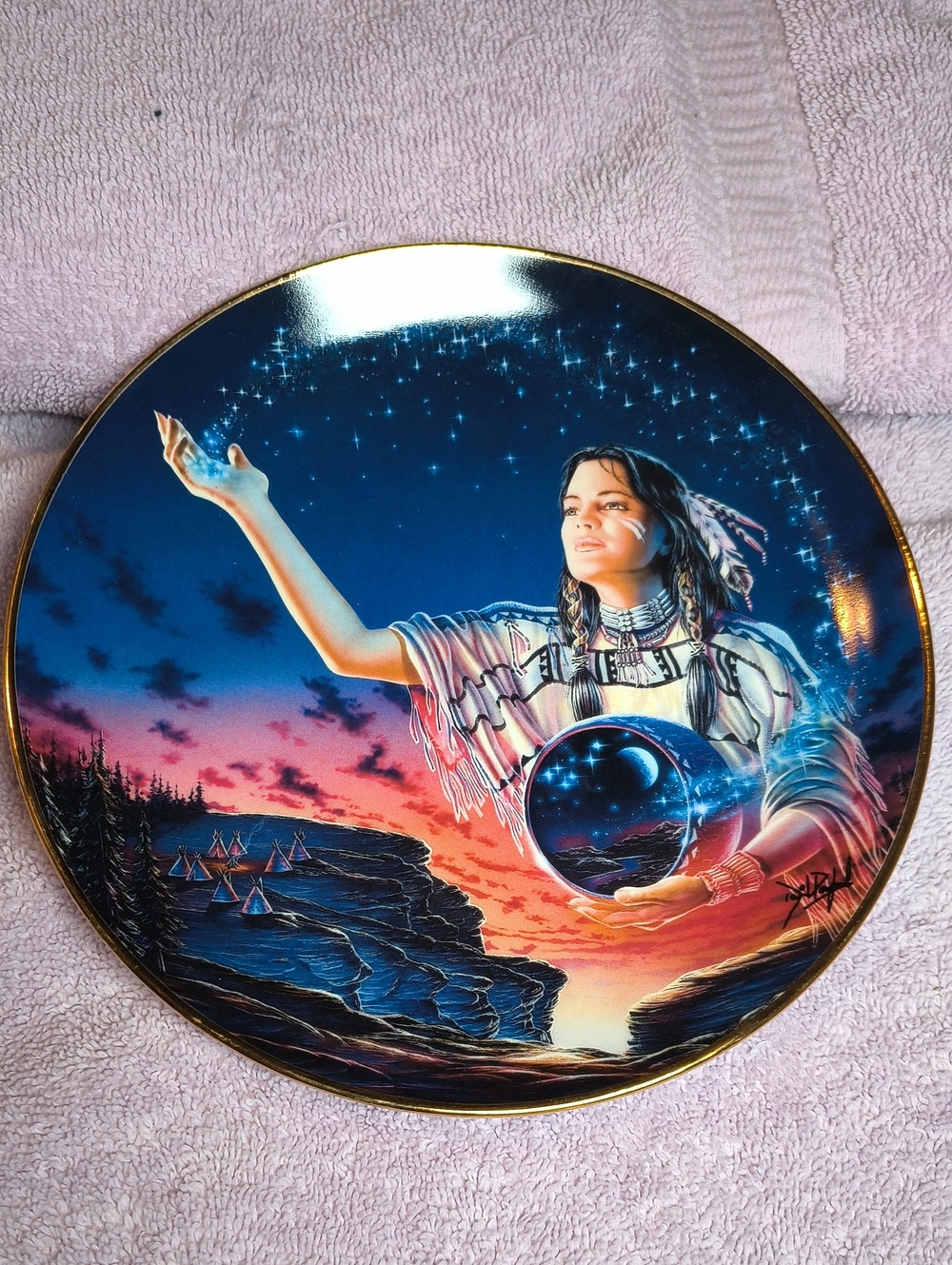 Royal Doulton Maiden Of The Evening Stars - Decorative Plate